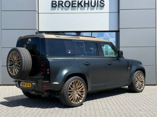 Land Rover Defender 110 P300e X-Dynamic HSE Midnight Emerald Green Satin | Heritige Customs | Tweed interieurdelen | ... ActivLease financial lease