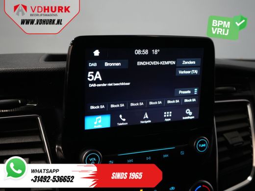 Ford Transit Custom Sport 2.0 TDCI Aut. 170 pk L2 DB-Riem VV/ Carplay/ Alarm III/ Stoelverw./ Navi/ Airco/ Camera/ Cr... ActivLease financial lease