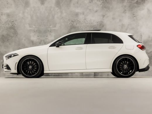 Mercedes-Benz A-Klasse 250 AMG Sport 224Pk Automaat (PANORAMADAK, MEMORY SEATS, 360 CAMERA, BURMESTER, GROOT NAVI, SFEER... ActivLease financial lease