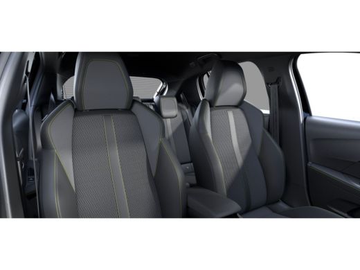 Peugeot 208 GT | Armsteunen op de voorportieren bekleed met kunstleder met groen sierstiksel (GT-Line) | Clim... ActivLease financial lease