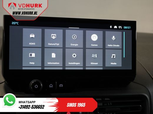 Citroën &euml;-Berlingo 50 kWh 345 km WLTP L2 Carplay/ Snellader/ Standkachel/ 3Pers/ Navi/ Camera/ Cruise/ PDC ActivLease financial lease