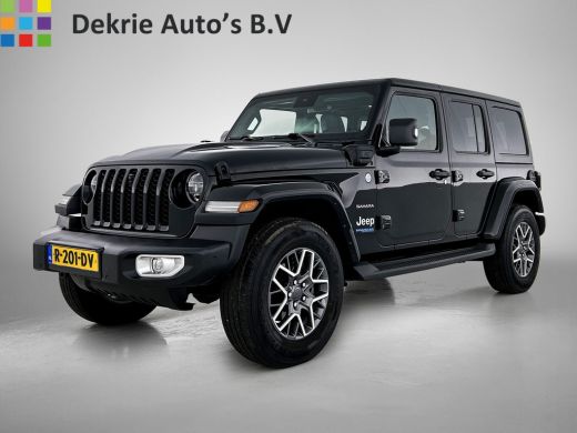 Jeep Wrangler Unlimited 4xe Hybride 380 Sahara / Trekhaak / Leder / Stuur-Stoelverwarming / Pdc.+Camera / Comf... ActivLease financial lease