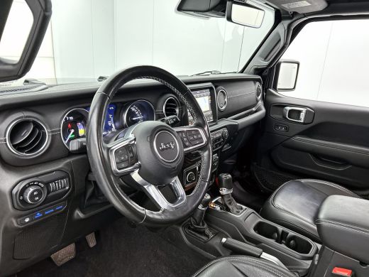 Jeep Wrangler Unlimited 4xe Hybride 380 Sahara / Trekhaak / Leder / Stuur-Stoelverwarming / Pdc.+Camera / Comf... ActivLease financial lease