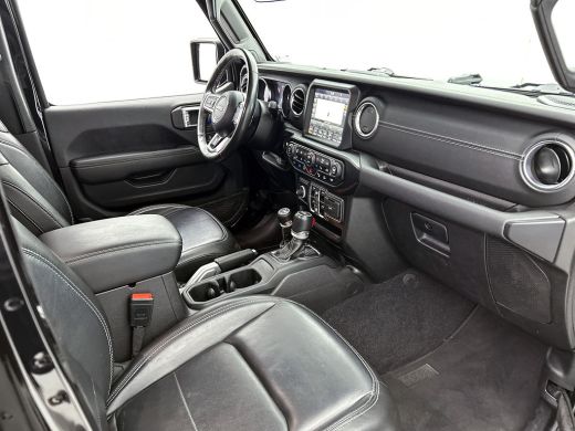 Jeep Wrangler Unlimited 4xe Hybride 380 Sahara / Trekhaak / Leder / Stuur-Stoelverwarming / Pdc.+Camera / Comf... ActivLease financial lease