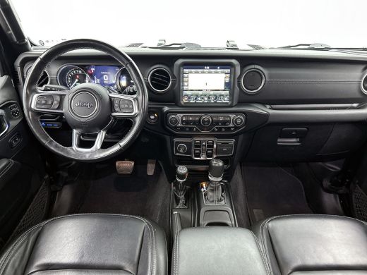 Jeep Wrangler Unlimited 4xe Hybride 380 Sahara / Trekhaak / Leder / Stuur-Stoelverwarming / Pdc.+Camera / Comf... ActivLease financial lease