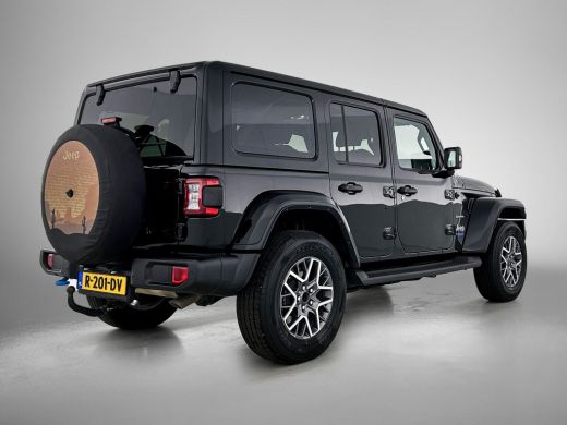 Jeep Wrangler Unlimited 4xe Hybride 380 Sahara / Trekhaak / Leder / Stuur-Stoelverwarming / Pdc.+Camera / Comf... ActivLease financial lease