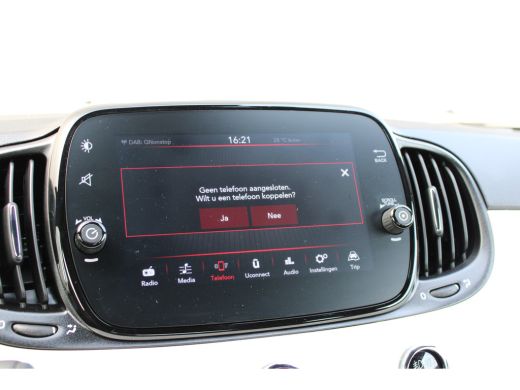 Fiat 500 1.0 Hybrid | Navi by app | Parkeersensoren | Lichtmetaal | NL auto | 23.750km | Airconditioning | ActivLease financial lease