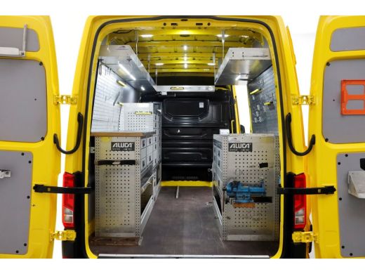 Volkswagen Crafter 35 2.0 TDI 140pk L3H3 (L2H2) Highline Servicewagen Inrichting/230V/Standkachel 02-2022 ActivLease financial lease