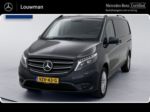 Mercedes-Benz eVito eVito Lang 66 kWh DC 266km WLTP Snelladen Dubbele cabine Led Schuifdeur L+R Navigatie Cruise control ActivLease financial lease