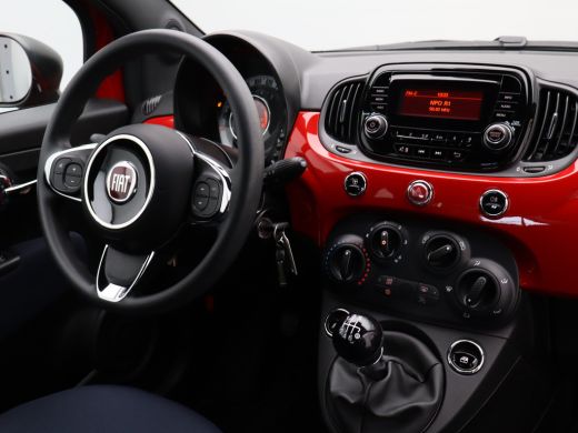 Fiat 500 1.0 Hybrid Cult Lage KM | Airco | Bluetooth Telefoonverbinding ActivLease financial lease