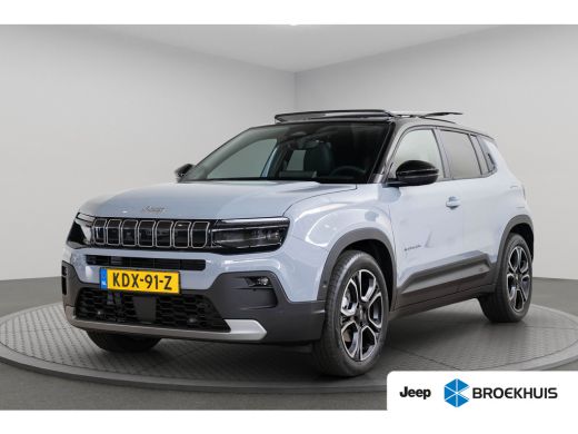 Jeep Avenger Summit 54 kWh | Tot 8 Jaar Garantie | Warmtepomp | Schuif-Kanteldak | Winter Pack | Camera | Navi... ActivLease financial lease