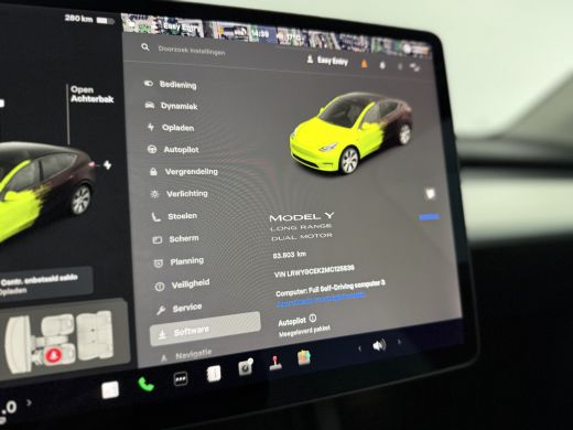 Tesla Model Y Long Range AWD 75 kWh | Snelladen | Autopilot | SOH 90% | Camera | Memory | Pano | Stoel/Stuurverw. ActivLease financial lease