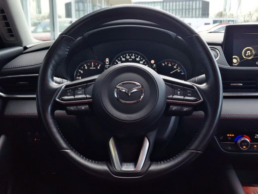 Mazda 6 2.0 SkyActiv-G 165 Sportive | Red Leder | Apple Carplay | Stoel verwarming en koeling | Adaptive ... ActivLease financial lease