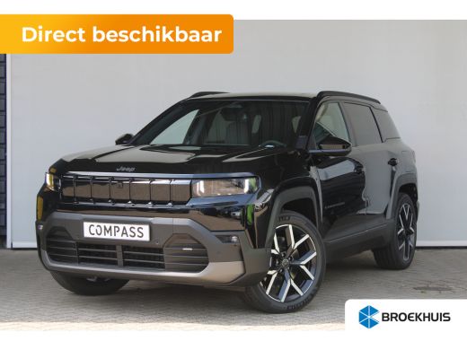 Jeep Compass First Edition | 8 Jaar garantie | Warmtepomp | Panoramadak | Stoelverwarming | Matrix LED | Camera | ActivLease financial lease