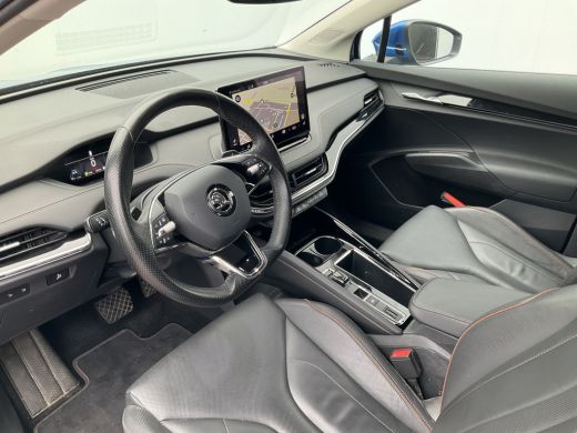 Skoda Enyaq iV 80 SOH 92.5% First Edition Leer Stoel/StuurVerw+Elektr Carplay Adapt.Cruise Sportline ActivLease financial lease