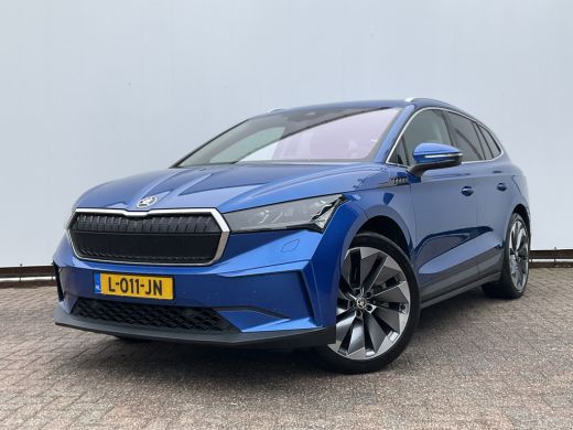 Skoda Enyaq iV 80 SOH 92.5% First Edition Leer Stoel/StuurVerw+Elektr Carplay Adapt.Cruise Sportline ActivLease financial lease