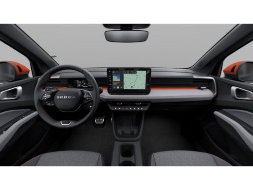 Skoda Epiq First Edition 56 kWh | 20'' Velgen 'Macaw Aero' | Accenten 'Navajo Orange' | Stoel/Stuurverwarmin... ActivLease financial lease