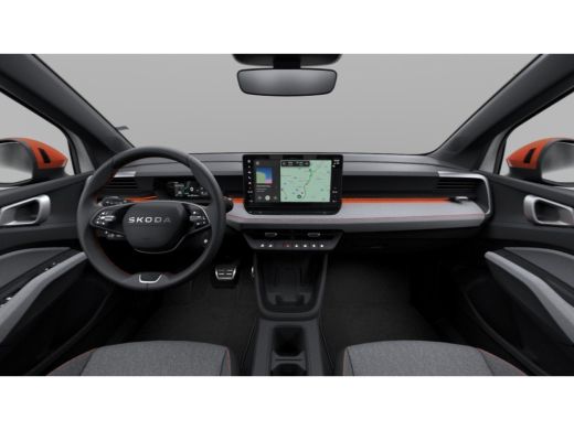 Skoda Epiq First Edition 56 kWh | 20'' Velgen 'Macaw Aero' | Accenten 'Navajo Orange' | Stoel/Stuurverwarmin... ActivLease financial lease