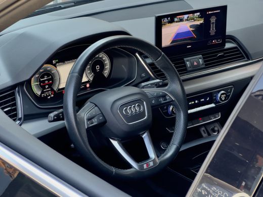 Audi Q5 55 TFSI e AUT7 S-LINE EDITION PANODAK LEDER NAVI CAMERA DIGI-DASH APPLE-CARPLY LED LMV PDC  NIEUW... ActivLease financial lease