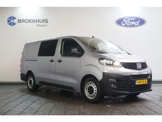 Fiat Scudo 2.0 MultiJet 145 L3 Dubbel Cabine | Bijrijdersstoel | Camera | Trekhaak | Dode Hoek Detectie | Fi... ActivLease financial lease
