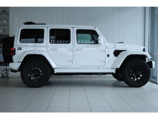 Jeep Wrangler Unlimited 4xe 380 Sahara BRUTE ''OP AFSPRAAK'' | NL-Auto | BRASS | Skyone | Adaptieve Demping | A... ActivLease financial lease