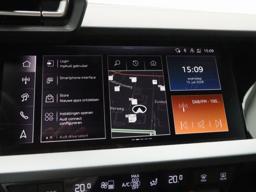 Audi A3 Sportback 45 TFSi e 272 Pk S-Line Competition | Stoelverwarming | Trekhaak | Climatronic | CarPla... ActivLease financial lease