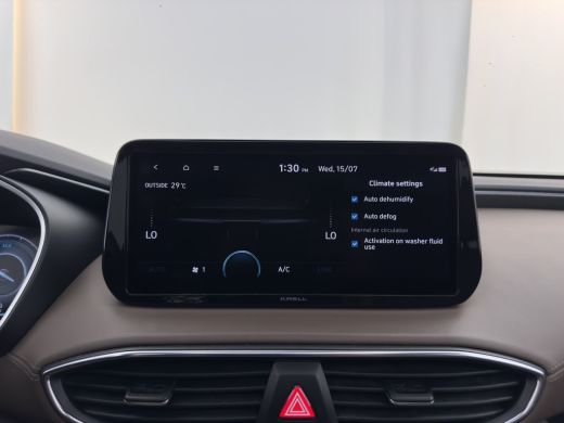 Hyundai Santa Fe 1.6 T-GDI Comfort Smart Sky AWD [ 7-Pers. ] {SoH-100%} (Plug-In) (INCL-BTW) *PANO | LEATHER | FUL... ActivLease financial lease