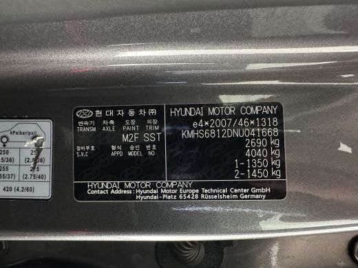 Hyundai Santa Fe 1.6 T-GDI Comfort Smart Sky AWD [ 7-Pers. ] {SoH-100%} (Plug-In) (INCL-BTW) *PANO | LEATHER | FUL... ActivLease financial lease