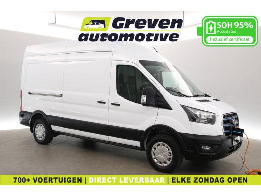 Ford E-Transit L3H3 68 kWh 184PK | Snelladen | SOH 95% | Clima | Camera | Cruise | 3 Zits | Carplay ActivLease financial lease