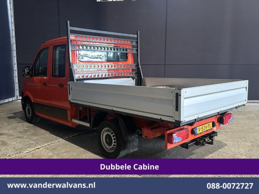Volkswagen Crafter 2.0 177pk Pick Up Dubbele Cabine 3500kg Trekhaak Open Laadbak Euro6 Airco | 6-Zits | Camera | Nav... ActivLease financial lease
