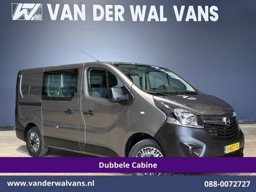 Opel Vivaro 1.6 CDTI 122pk L1H1 Dubbele Cabine Euro6 Airco | 6-Zits | LED | Cruisecontrol | Trekhaak ActivLease financial lease