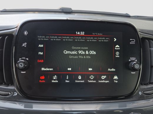 Fiat 500 1.0 Hybrid Full map navigatie | Carplay/android auto | Parkeersensoren | DAB | Airco | Lm velgen | ActivLease financial lease