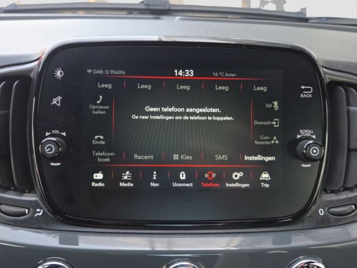 Fiat 500 1.0 Hybrid Full map navigatie | Carplay/android auto | Parkeersensoren | DAB | Airco | Lm velgen | ActivLease financial lease