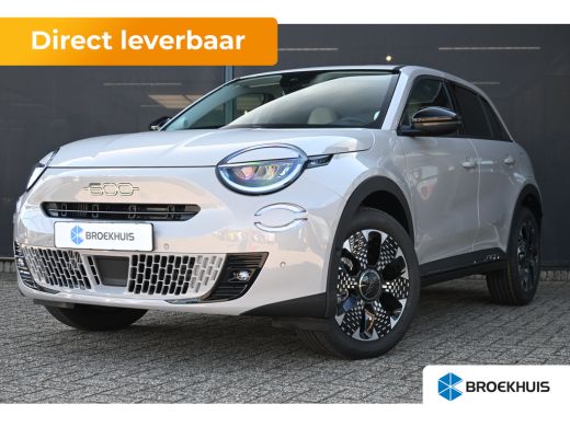 Fiat 600 1.2 Hybrid La Prima 145pk VOORRAAD-ACTIE! 8 Jaar Garantie! | Vol-Leder | Adaptive Cruise | Stoelv... ActivLease financial lease
