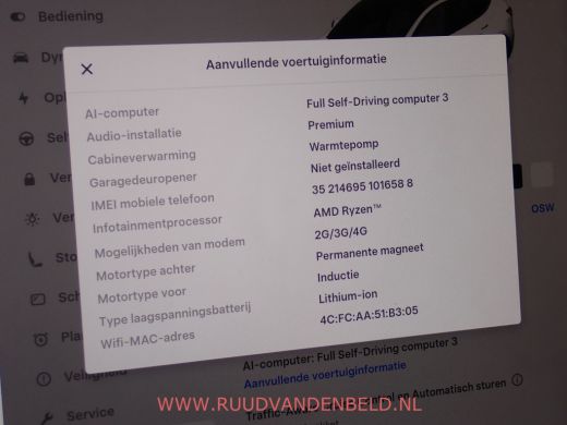 Tesla Model Y Long Range AWD 75kWh 90%SOH TREKHAAK + 20-INCH / PREMIUM-WHITE INTERIEUR ActivLease financial lease