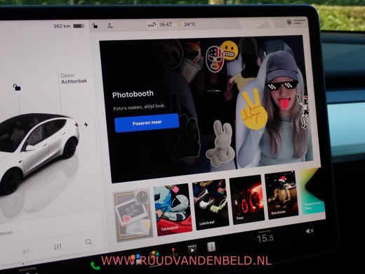 Tesla Model Y Long Range AWD 75kWh 90%SOH TREKHAAK + 20-INCH / PREMIUM-WHITE INTERIEUR ActivLease financial lease