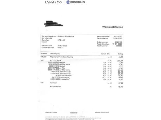 Lynk & Co 01 1.5 TREKHAAK | DEALER ONDERH | SOH 95,44% | FABR GAR TM 10/26 | 6,6 KW LADEN | ActivLease financial lease