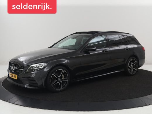 Mercedes-Benz C-Klasse Estate 180 Business Solution AMG | Panoramadak | Trekhaak | Leder/alcantara | Stoelverwarming | V... ActivLease financial lease