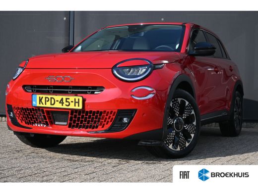 Fiat 600 1.2 Hybrid La Prima 110pk | Vol-Leder | Adaptive Cruise | Masssage | Stoelverwarming | Elektr. Ac... ActivLease financial lease