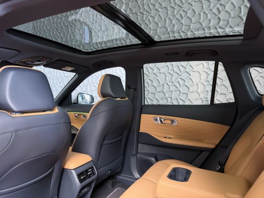 Geely Starray EM-i 1.5 MAX+ PHEV LONG RANGE BRUIN LEER 29,8 KWH | 136km WLTP | PANORAMADAK | MASSAGE /STOEL/VERW/KOE... ActivLease financial lease