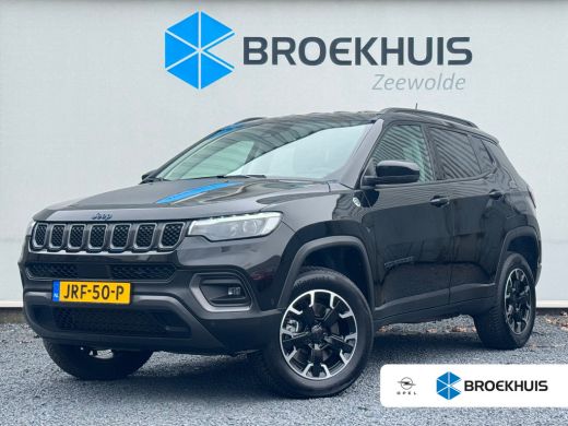 Jeep Compass 4xe 240PK Plug-in Hybrid Trailhawk SOH 97% | Full-Leather | Stoel Ventilatie | Adap Cruise | Came... ActivLease financial lease