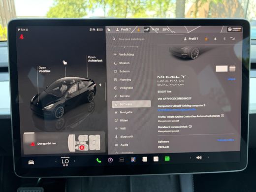 Tesla Model Y Long Range AWD 75 kWh SOH 98% | 20 INCH | TESLA FABRIEKSGARANTIE T/M 03-2028 OF 80.000 KM | TESLA... ActivLease financial lease