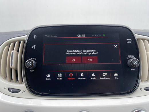 Fiat 500 1.0 Hybrid Lounge CRUISE CONTROL| APPLE CARPLAY/ANDROID AUTO| AIRCO| DAB| ELEKTRISCHE RAMEN VOOR ActivLease financial lease