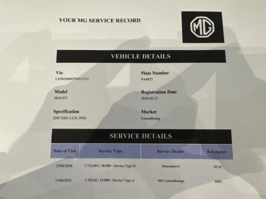 MG MG4 EV Luxury 64 kWh LONG RANGE | SOH 97% | 8000KM |  360&deg; CAMERA | STOEL & STUURVERWARMING | 7 JAAR MG ... ActivLease financial lease