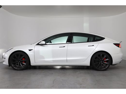 Tesla Model 3 Performance AWD 75 kWh | Leder | Adaptive Cruise | Elektr Stoelen + mem | 20 inch | Carbon afwerk... ActivLease financial lease
