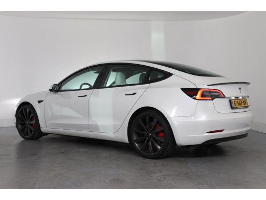 Tesla Model 3 Performance AWD 75 kWh | Leder | Adaptive Cruise | Elektr Stoelen + mem | 20 inch | Carbon afwerk... ActivLease financial lease