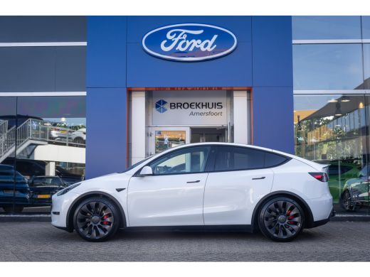 Tesla Model Y Performance AWD 75 kWh | Trekhaak | Panoramadak | Dodehoek detectie | 21'' | Memory | Leder | Aut... ActivLease financial lease