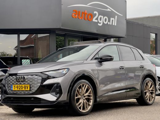 Audi Q4 e-tron 50 QUATTRO 3X S-LINE COMPETITION-EDITION 77 KWH/300PK LEDER PANODAK NAVI CAMERA DIGI-DASH APPLE-C... ActivLease financial lease