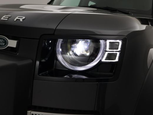 Land Rover Defender 3.0 P400 6-CILINDER BENZINE GRIJS KENTEKEN HSE + PANORAMA | HEAD-UP | TREKHAAK | 360 CAMERA ActivLease financial lease