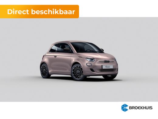 Fiat 500e La Prima | 10,25" touchscreen radio met Bluetooth, DAB & USB | Automatische airconditioning | Ext... ActivLease financial lease
